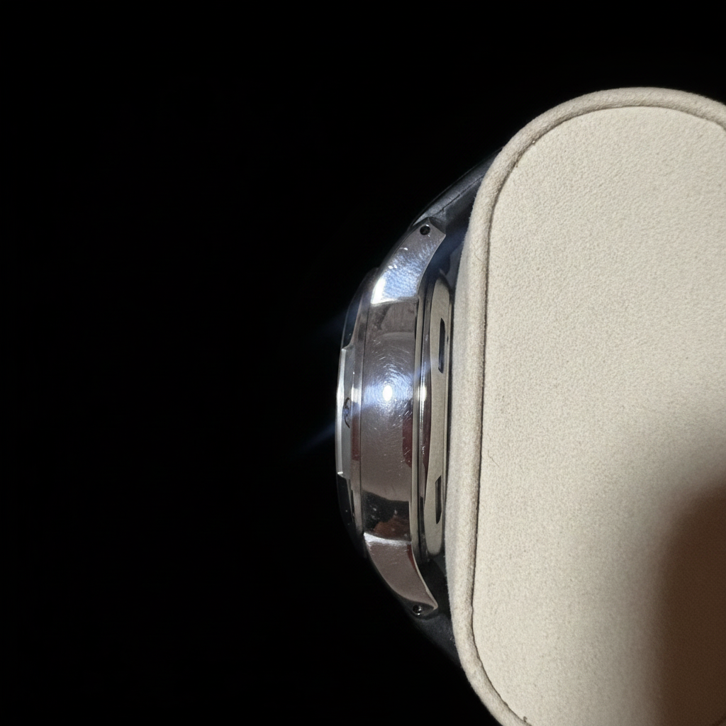 Tissot T-Touch - Side profile on black background
