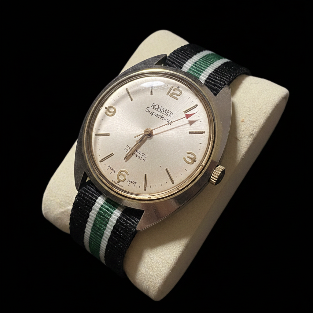 Roamer Superking - Front dial on black background