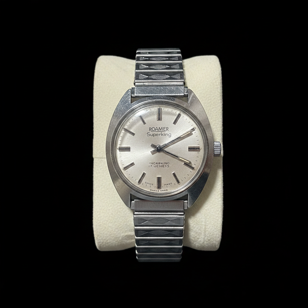 Roamer Superking - Front dial on black background
