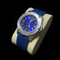 TAG Heuer Professional 200M - Front blue dial on black background