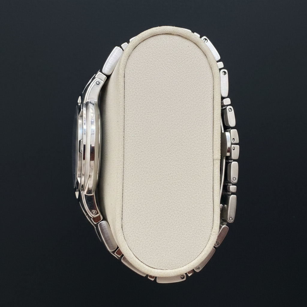 Raymond Weil Parsifal side profile on black background