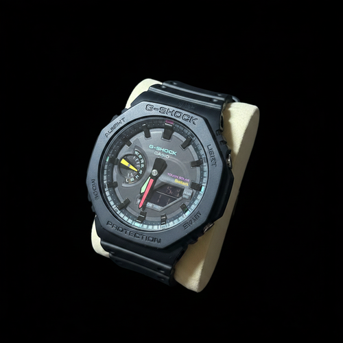 Casio G-Shock GA-B2100 - Front dial on black background