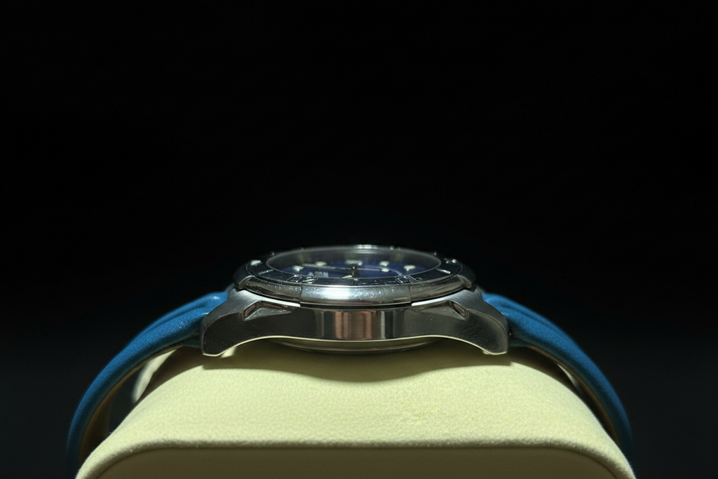 Sector 220 Sapphire Crystal Dive Watch — Blue Dial & Leather Strap